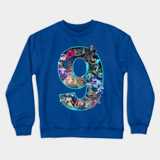 9th Birthday Shirt Crewneck Sweatshirt